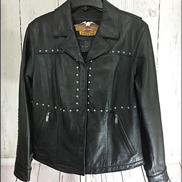Harley-Davidson Jackets & Blazers - Vintage Harley Davidson Genuine Blk Leather Jacket